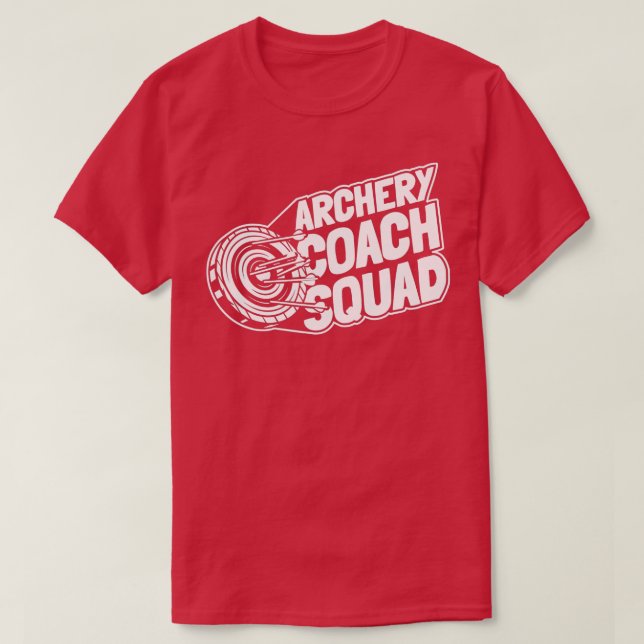 Camiseta Archery Bowman BowTarget Arrow Archery Coac (Frente do Design)