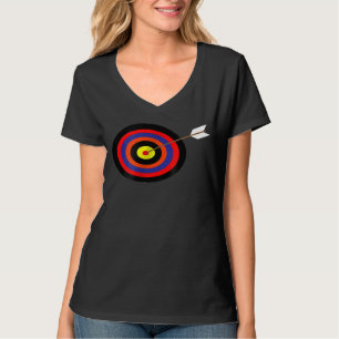 Camiseta Archery Bullseye Atinge A Seta No Sítio