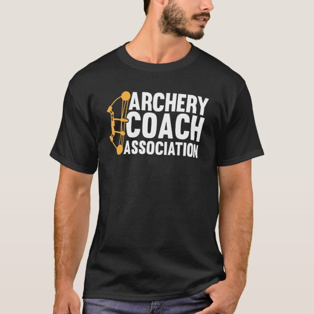 Camiseta Archery Coach Association Bowman Arco Archery Coa (Frente)