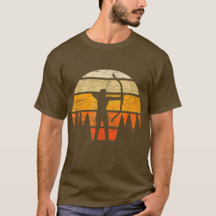 Camiseta Archery Design Vintage Archer com Arco e Seta B