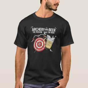 Camiseta Archery e Beer Arco caçando arqueiros
