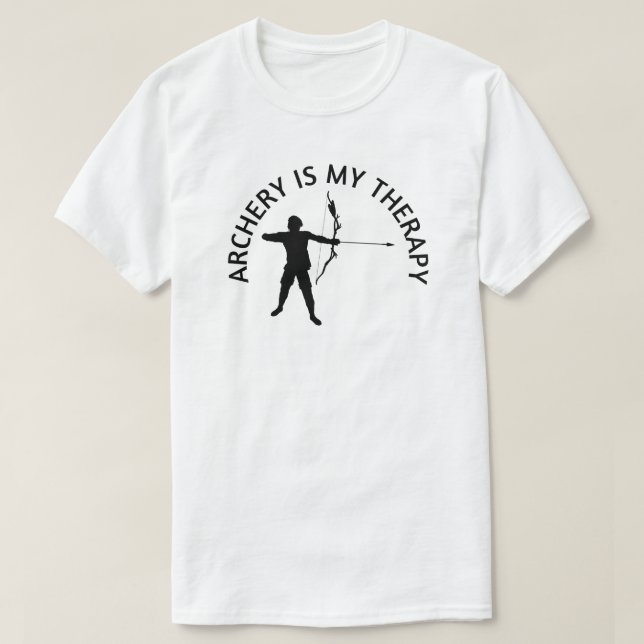 Camiseta Archery é minha terapia | Archery Lover (Frente do Design)