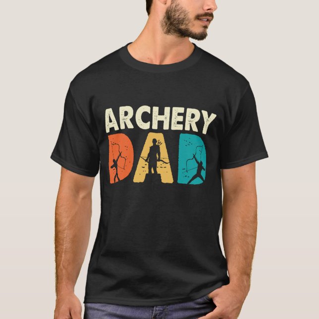 Camiseta Archery é um presente de Pai esportivo (Frente)