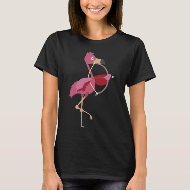 Camiseta Archery Flamingo Arco e Arrows Archer (Frente)