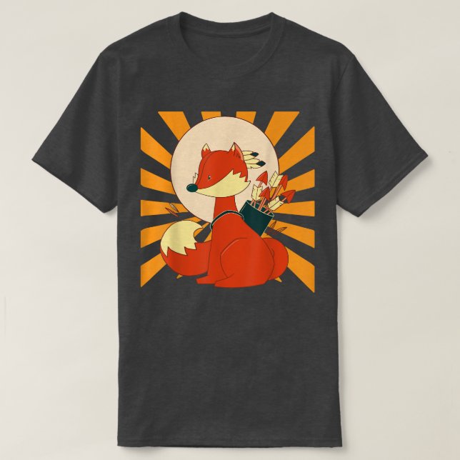 Camiseta Archery Fox (Frente do Design)
