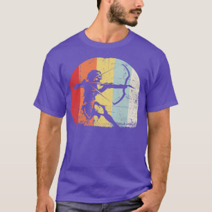 Camiseta Archery Gift Archer Retro Sun Arco Hunting