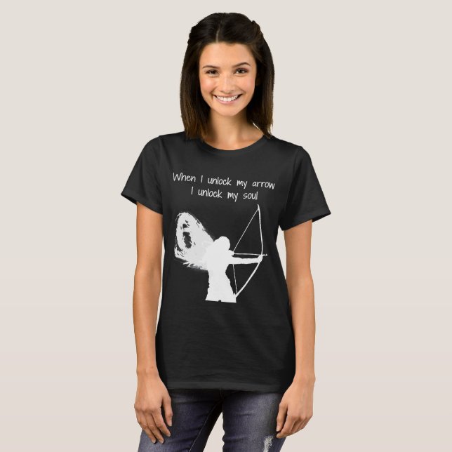 Camiseta Archery Girl - Bowhunter Shirt (Frente Completa)