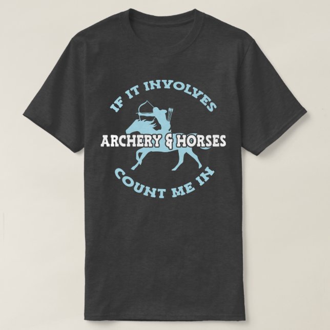 Camiseta Archery Horses Archer (1) (Frente do Design)