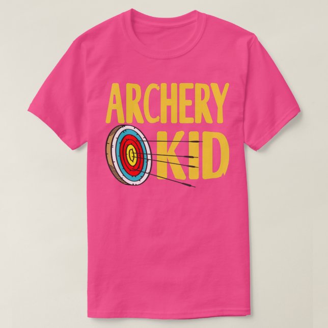 Camiseta Archery Kid Cute Incrível Presente Presente Presen (Frente do Design)