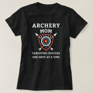 Camiseta Archery Mãe - Alcançando o Sucesso Uma Foto de Cad