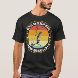 Camiseta Archery Nunca Subestima Uma Pessoa Que Canta