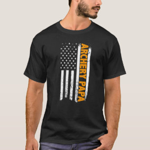 Camiseta Archery Papa Dia de os pais Americano