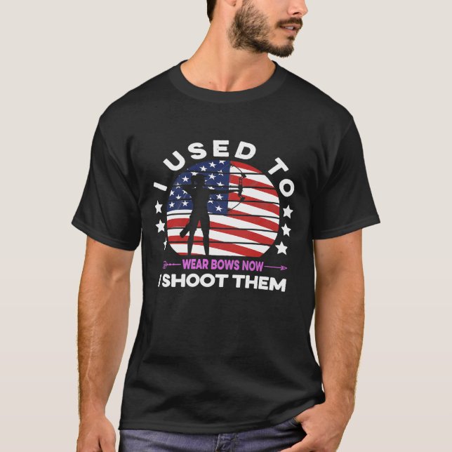 Camiseta Archery Que Eu Costumava Vestir Arcos (Frente)