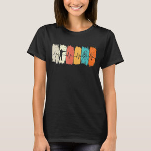 Camiseta Archery Retro Archery Archers Heartbeat Archery