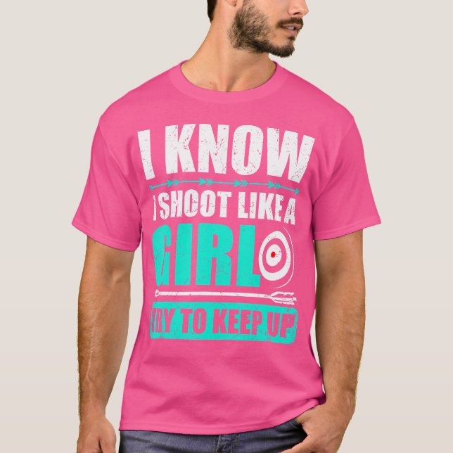 Camiseta Archery Roupa I Shoot Como Uma Arco Engraçada (Frente)