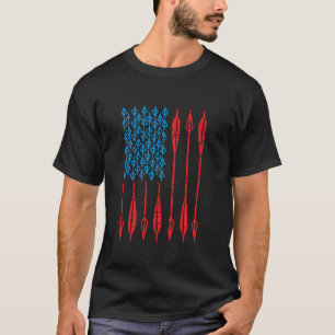 Camiseta Archery USA American Flag Arrows Shirt