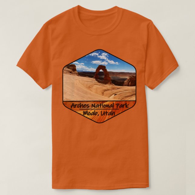 Camiseta Arches National Park Delicate Arch (Frente do Design)