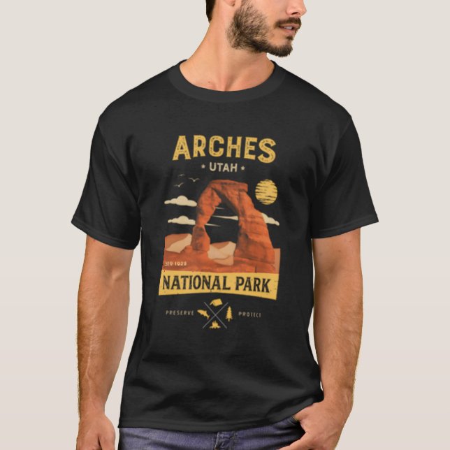 Camiseta Arches National Park Delicate Arch (Frente)