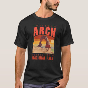 Camiseta Arches National Park em Utah com o arco delicado