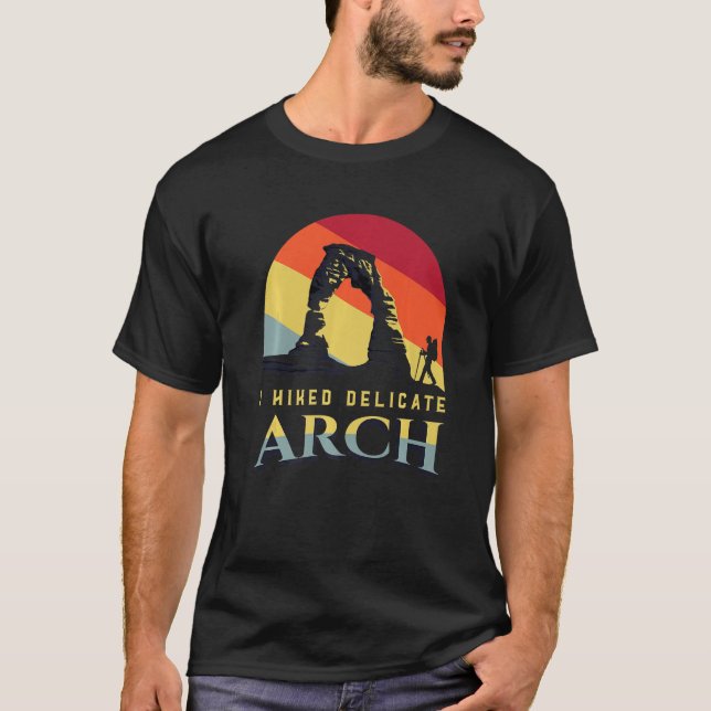 Camiseta Arches National Park em Utah com o arco delicado (Frente)