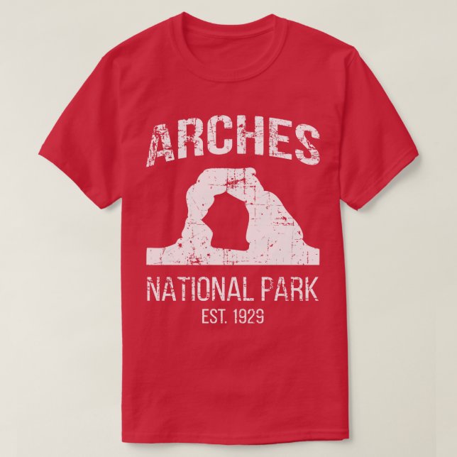 Camiseta Arches National Park Est 1929 I Delicate Arch (Frente do Design)