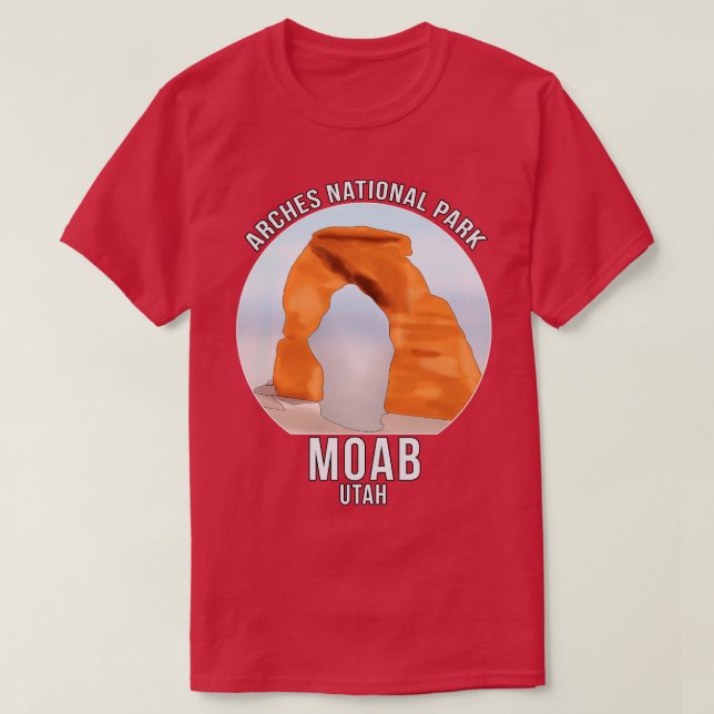 Camiseta Arches National Park Moab Utah (Frente do Design)