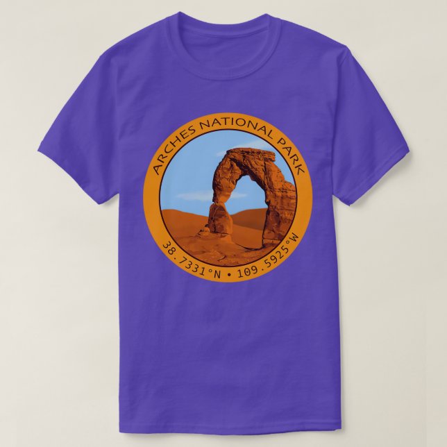 Camiseta Arches National Park Premium 1 (Frente do Design)