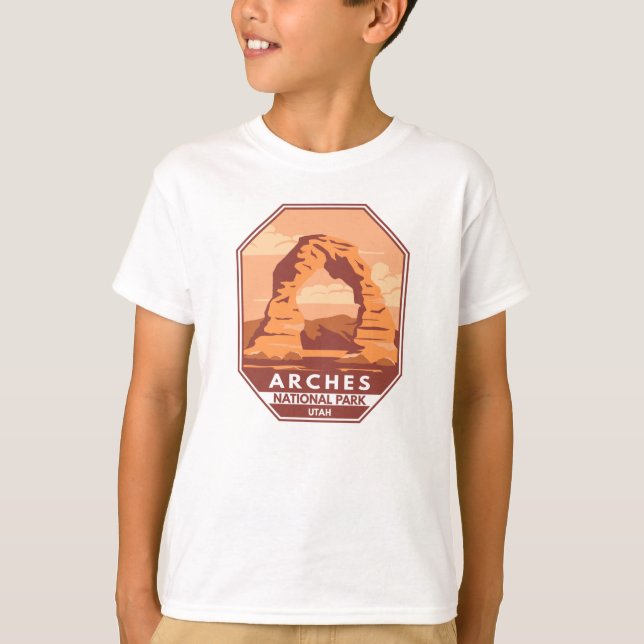 Camiseta Arches National Park Utah - Arte Delicada (Frente)