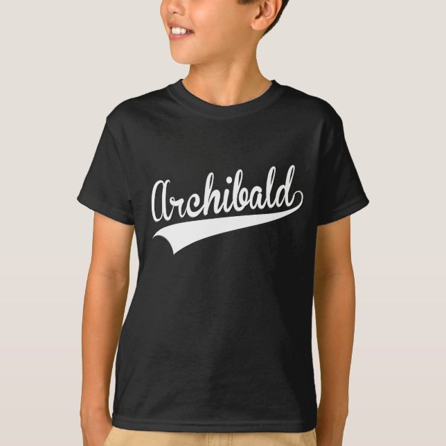 Camiseta Archibald, retro, (Frente)