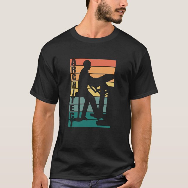 Camiseta Architect architecture interior designer city plan (Frente)