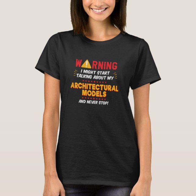 Camiseta Architectural Models Architect Joke Graphic (Frente)