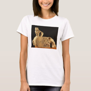 Camiseta Architrave amarelo com grifo, Sanchi do arenito,