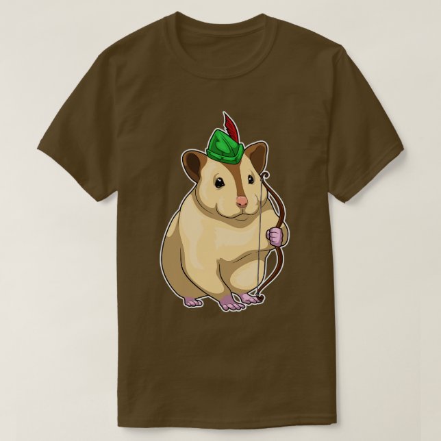 Camiseta Arco 1 do Hamster Archer (Frente do Design)