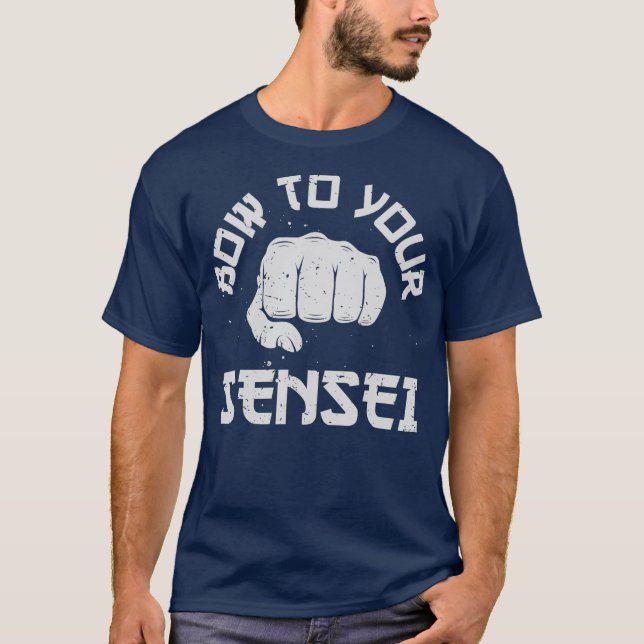 Camiseta Arco Ao Seu Sensei Engraçado Karate Artes Marciais (Frente)
