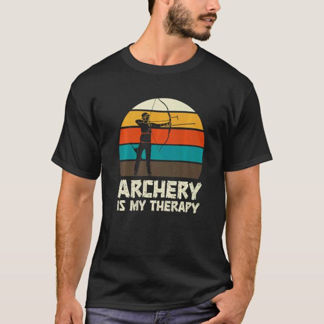 Camiseta Arco Archery Archer Diversão de caça (Frente)