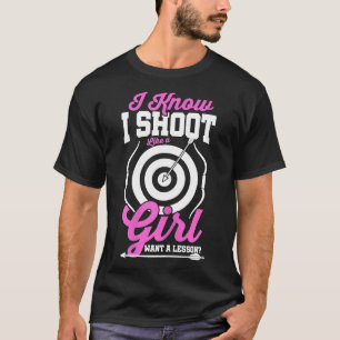 Camiseta Arco Archery Mãe Adora Meninas Mulheres Caçando Pr
