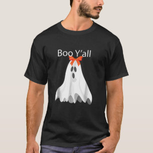 Camiseta Arco Boo, Garota Bonita Fantasma do Halloween