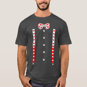 Camiseta Arco Cardíaco E Suspende Namorados Cupidos