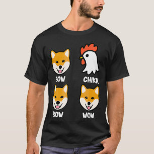 Camiseta Arco Chicka Arco Uau Cachorro Engraçado Prato