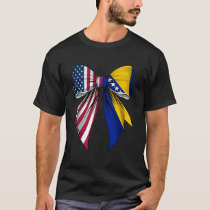 Camiseta Arco Coquete Bósnia e Herzegovina Orgulho dos Bósn