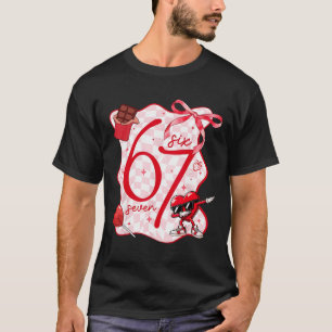 Camiseta Arco Coquete Seis Sete 67 Meme Dabbing Coração Val