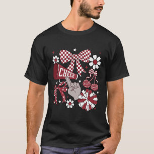 Camiseta Arco Coquete Xadrez de Cheer Cheerleading Pé G