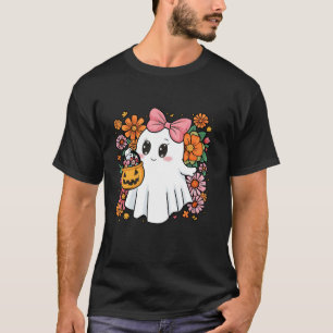 Camiseta Arco Coqueteiro Bonito Boo Ghost Halloween Figurum