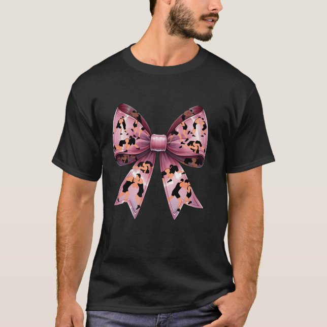 Camiseta Arco coquetel Luta Lancho do Rótulo Rosa (Frente)