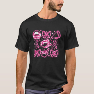Camiseta Arco Coquette Chee Cancer de Mama Rosa de Futebol