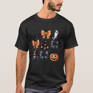 Camiseta Arco Coquette House Assombrada Spooky Pumpkin Ghos