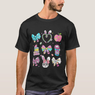 Camiseta Arco Coquette Lápis Coelho Coelho Professor de Coe