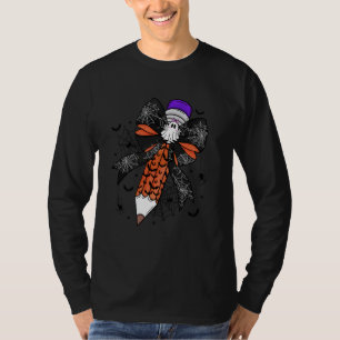 Camiseta Arco Coquette Pencil Engraçado Fantasma Spooky Pro