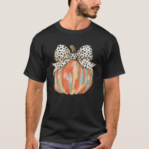 Camiseta Arco Coquette Pumpkin Season Autumn Fall Deixa Que