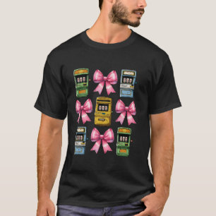 Camiseta Arco Coquette Slot Machine Gambler Mães